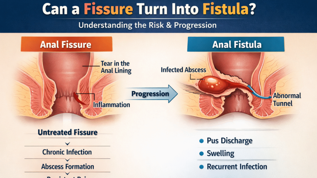 Can a Fissure Turn Into Fistula