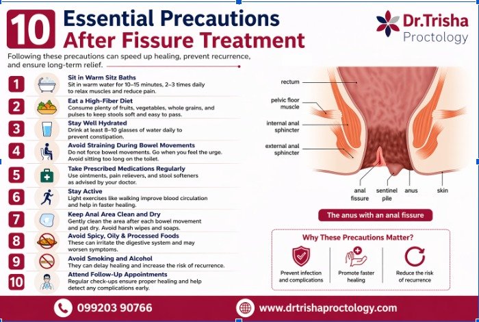 10 Essential Precautions After Fissure Treatment