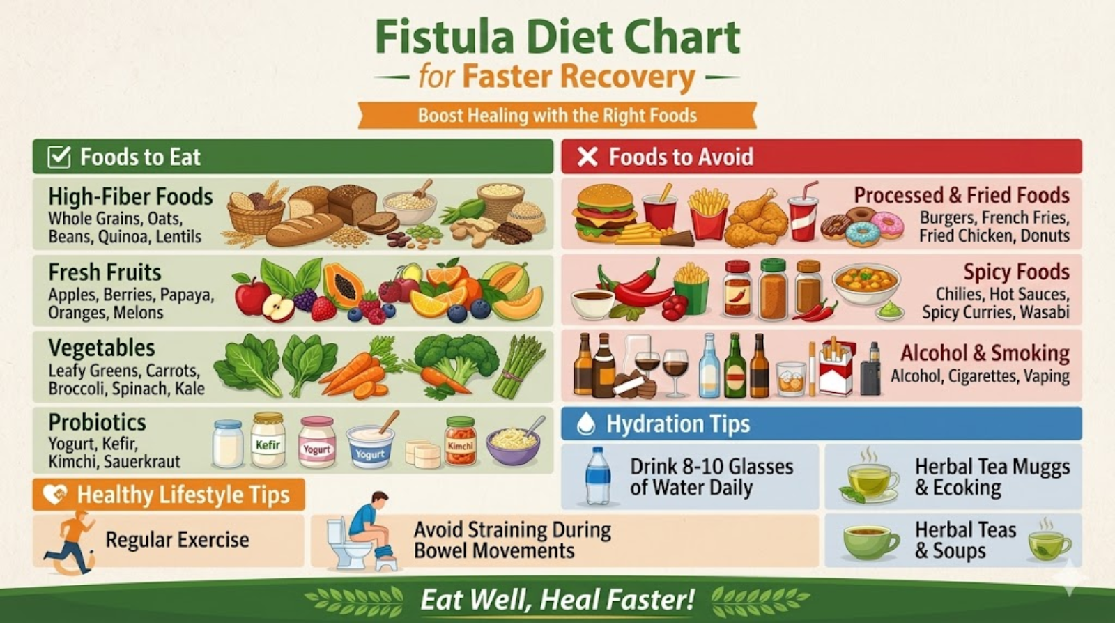 Fistula Diet Chart for Faster Recovery