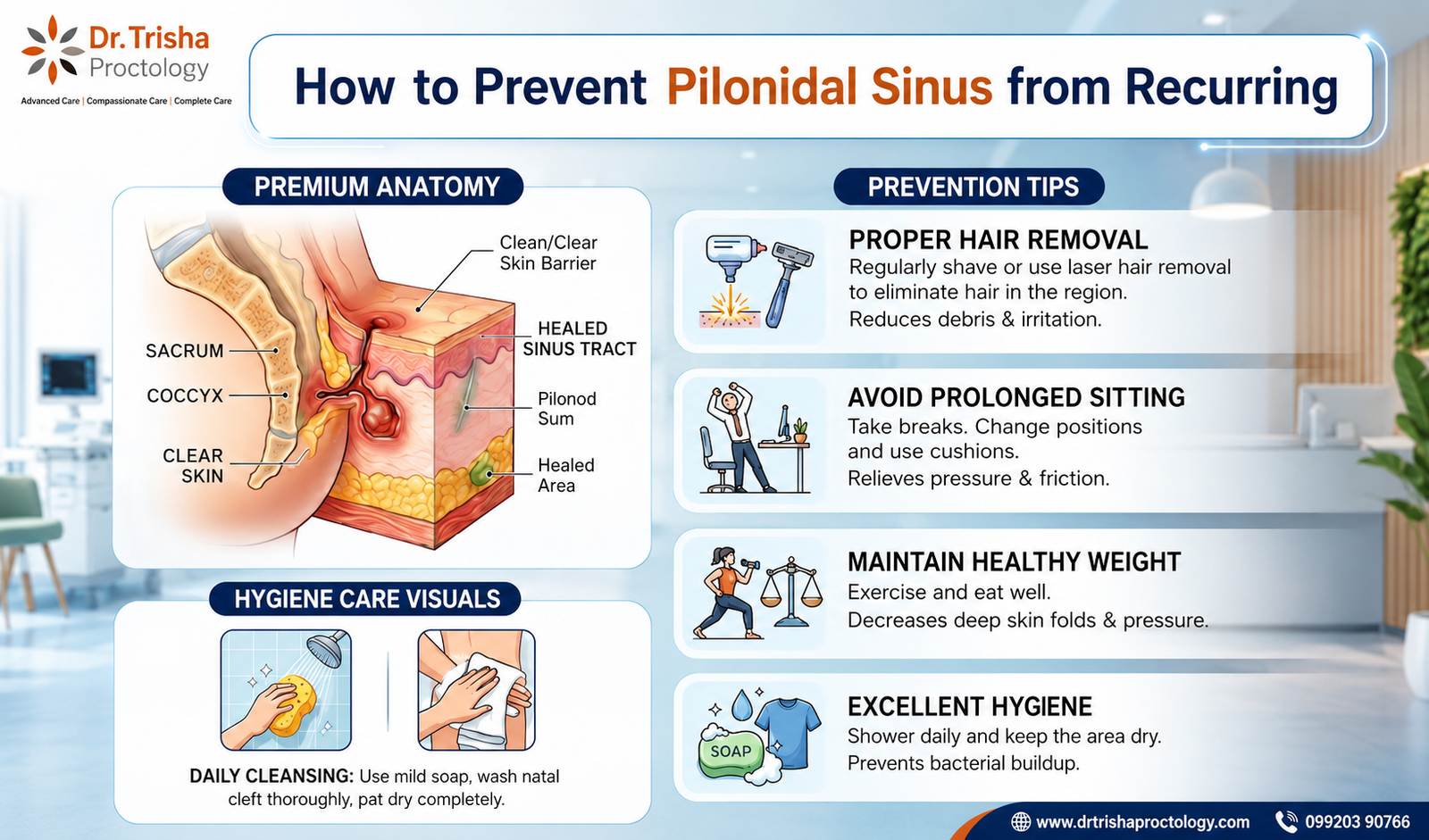 How to Prevent a Pilonidal Sinus from Recurring?