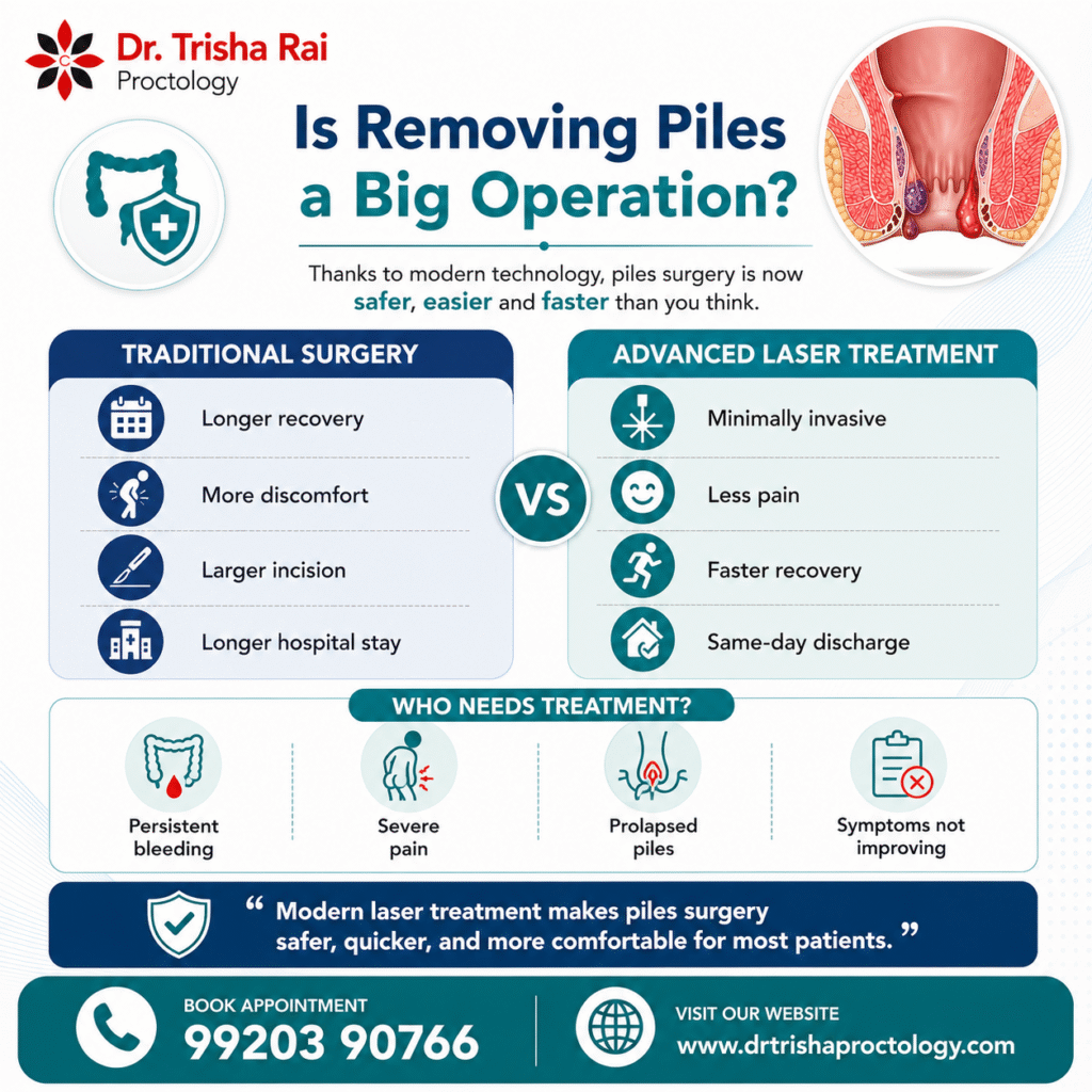 Is removing piles a big operation?