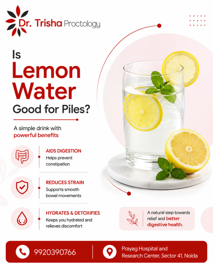 Is Lemon Water Good for Piles